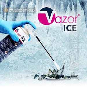 Wymrażanie pluskiew i kleszczy oraz szkodników VAZOR ICE 500ML