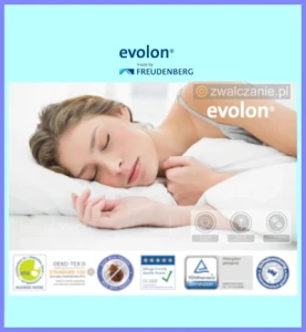 Pokrowiec na poduszkę przeciw pluskwom roztoczom antyalergiczny EVO Freundenberg EVOLON